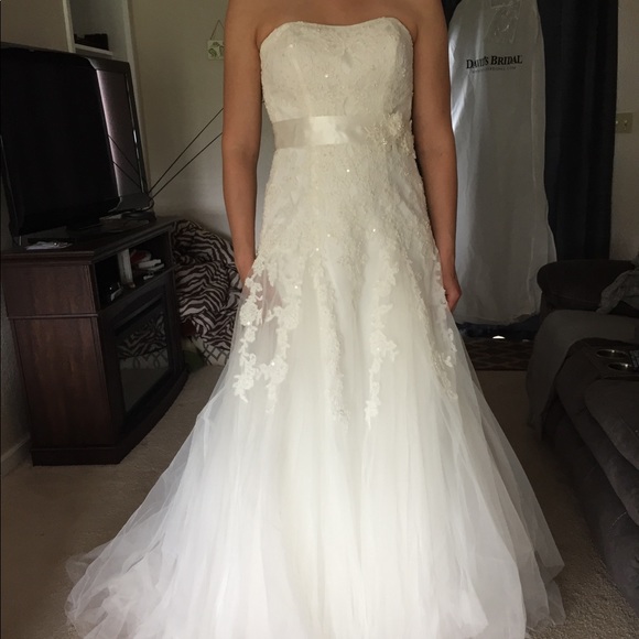 Strapless Full Tulle bottom Dress - Picture 5 of 8